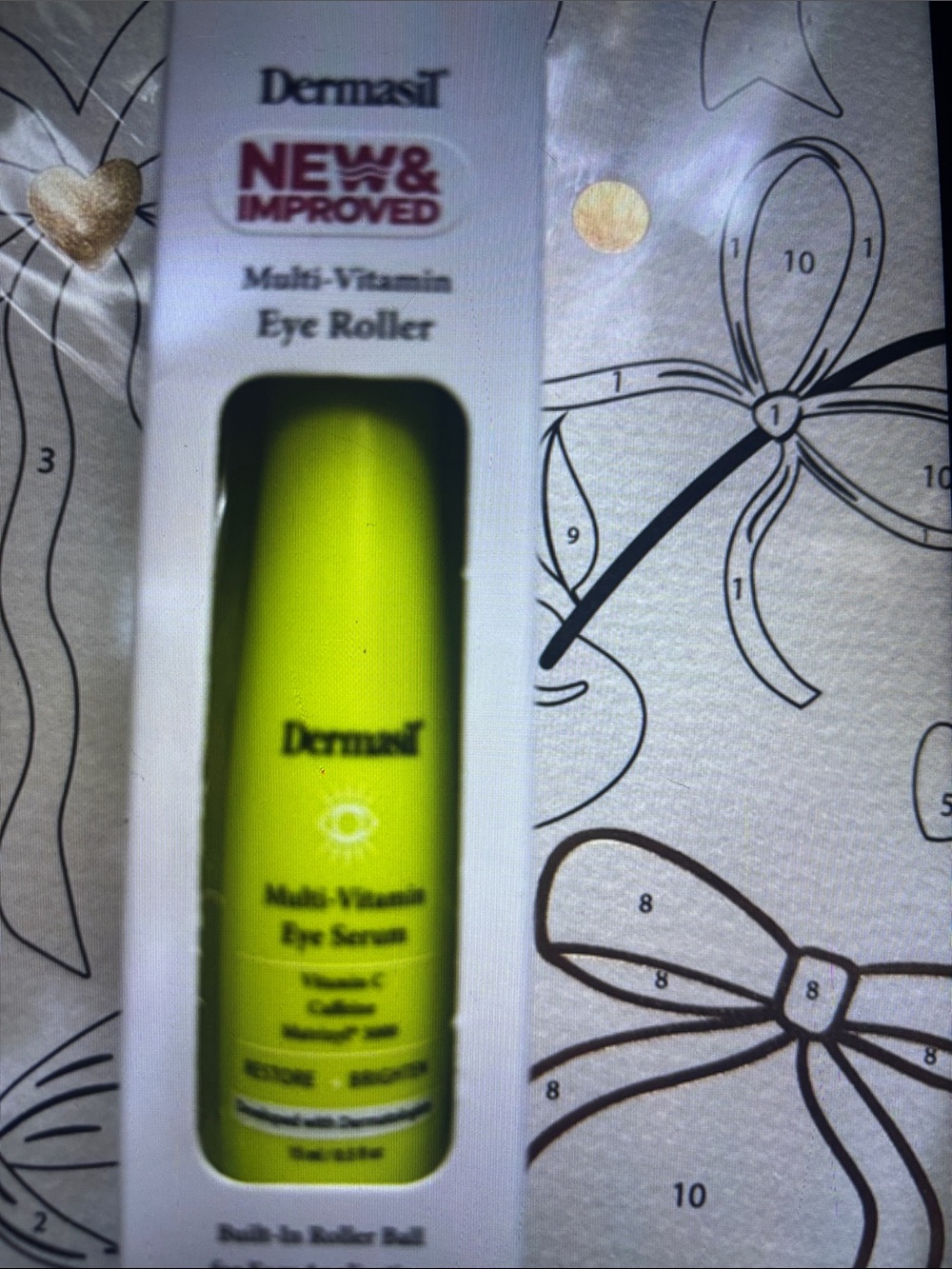 Dermasil Multi-Vitamin Eye Roller - Lime Green